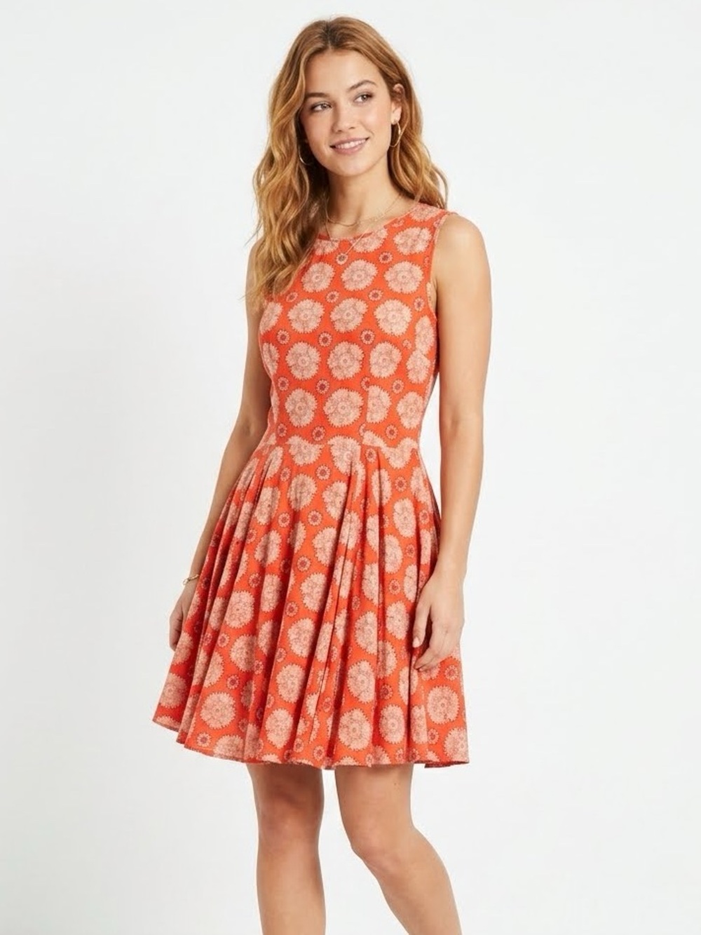 Maison Jules Orange Summer Dress